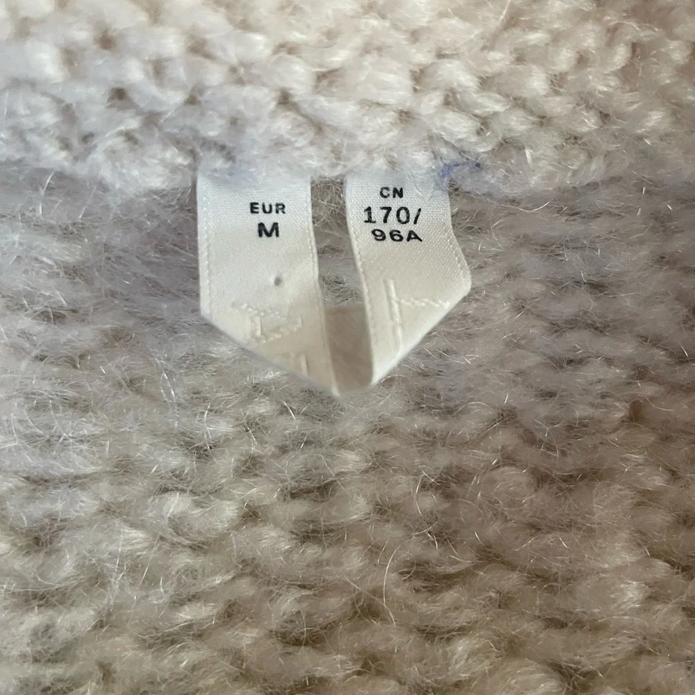 ARKET Loose-Knit Wool-Mohair Jumper Off White - Picture 7 of 9